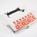 Purse with dachshund and folk pattern