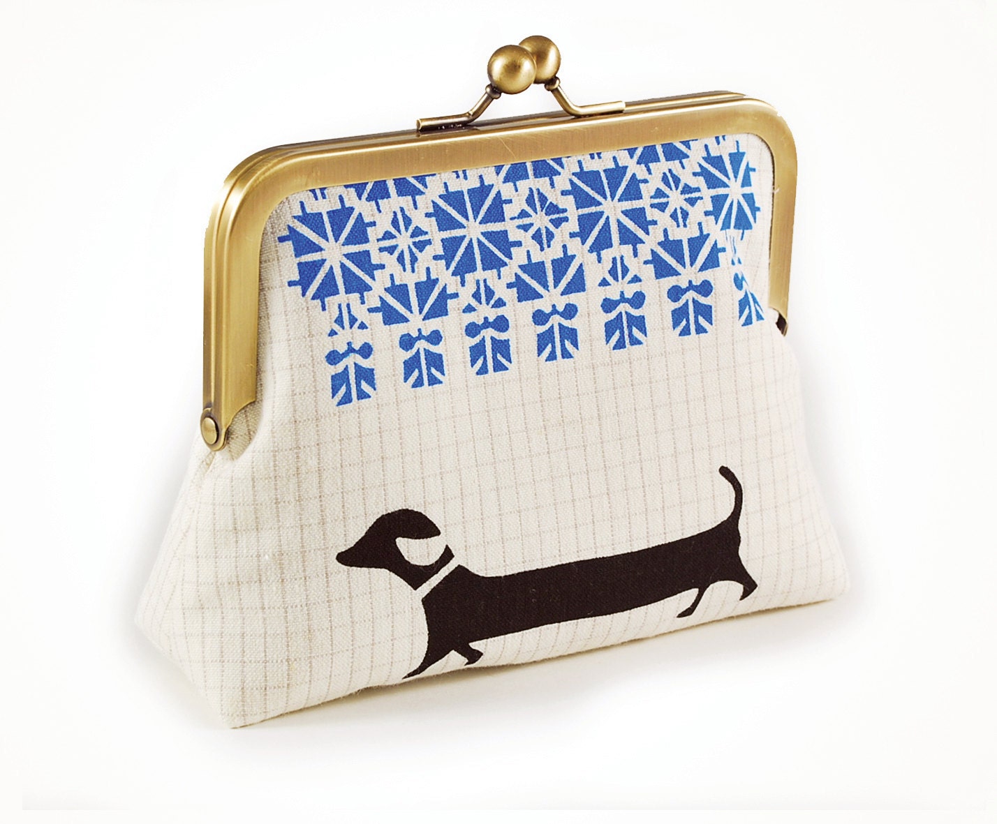 Purse with dachshund