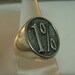 Motorcycle Biker 1 percenter  Outlaw harley silver 925 all size available