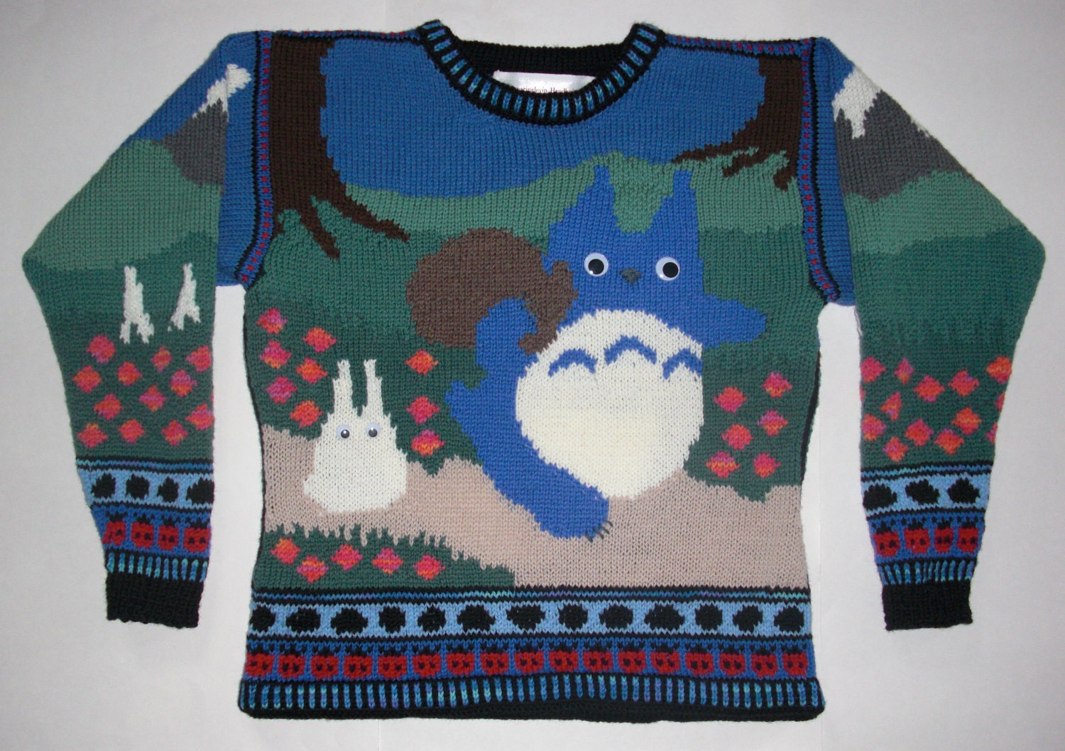 Womens Small Totoro Sweater