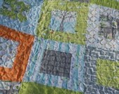 MaDe To OrDeR -- Backyard Baby Lap, Crib or Toddler Bed Quilt