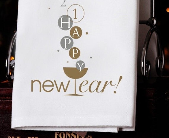 Happy New Year Bar/Guest towel