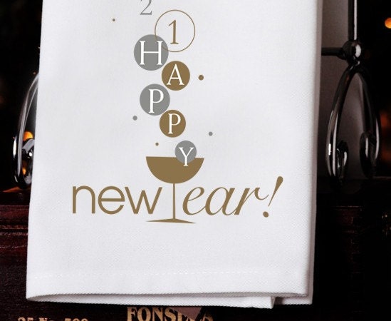 Happy New Year Bar/Guest towel