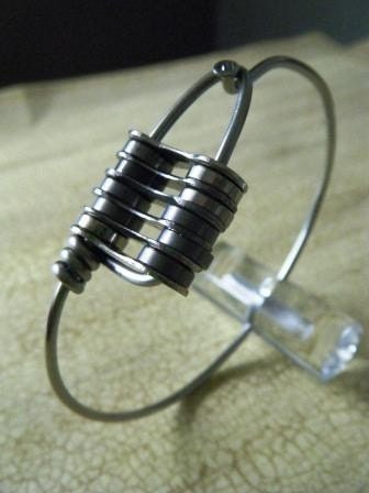 Bike Spoke Bracelet - Unique stainless steel spoke bracelet