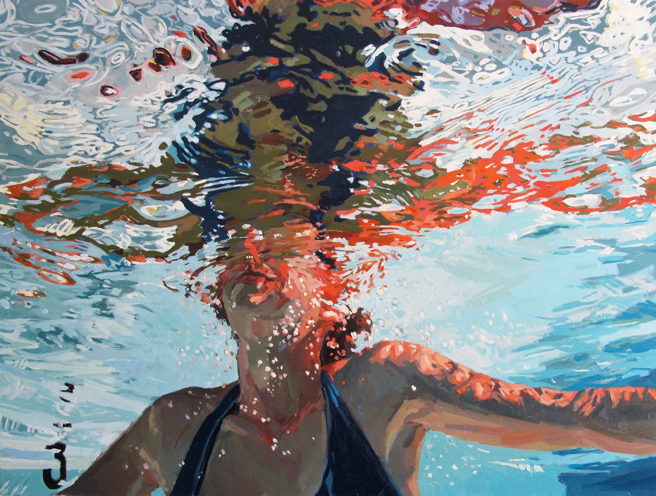 Three feet below: 16x20" Archival Print - Signed