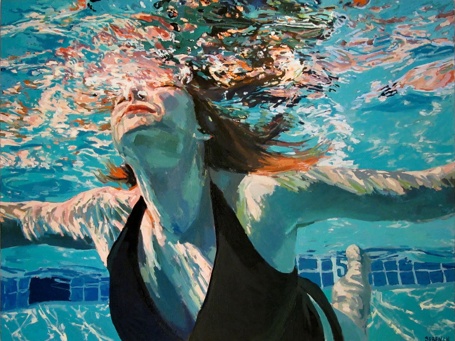 Slow rise, five feet: 11x14" Archival Print - Signed