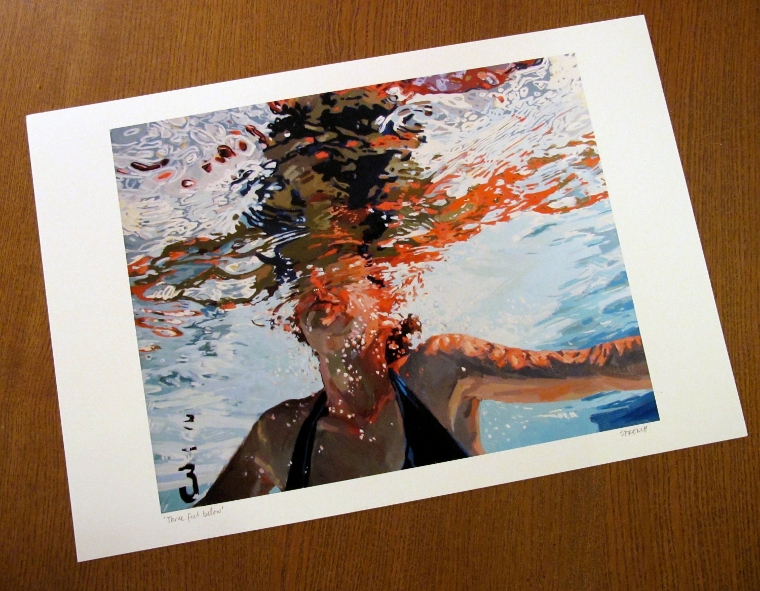 Three feet below: 11x14" Archival Print - Signed