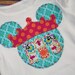 Minnie Mouse Princess Shirt, Initial or Number, OR Disney Vacation Shirt, Mickey or Minnie Mouse, felt or fabric