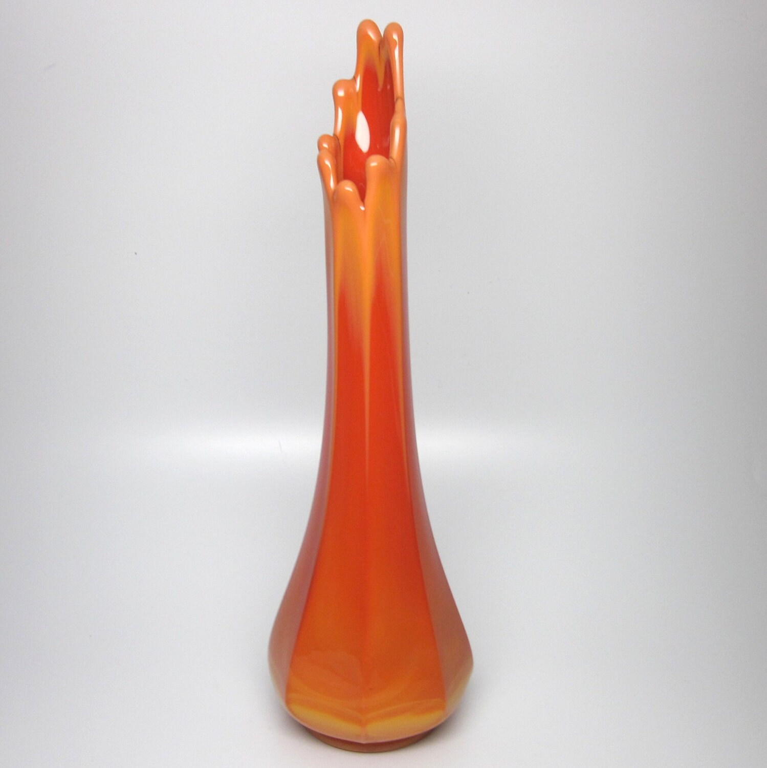 Mod Swung Glass Vase 'Bittersweet' Orange L.E. by SwearToMod