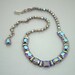 Vintage Necklace Schoffel & Co Austria Watermelon Heliotrope Rhinestone Antique Jewelry