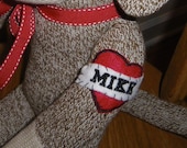 Personalized Sock Monkey Tattoo