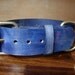 Leather Dog Collar with Hand Stamped Metal Plate