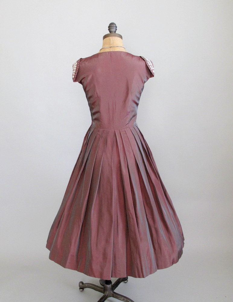Vintage 1950s Dress : 50s New Look Party Dress