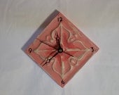 New Born GIRL (clock) in old ceiling tin