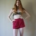 LAST CHANCE 80s Bandeau Bikini Top Bralette Bra Spring Summer Hotness Size Extra Small-Small xs sm (000-00-0-2) 30 31 32 33 34 35 Inch Bust