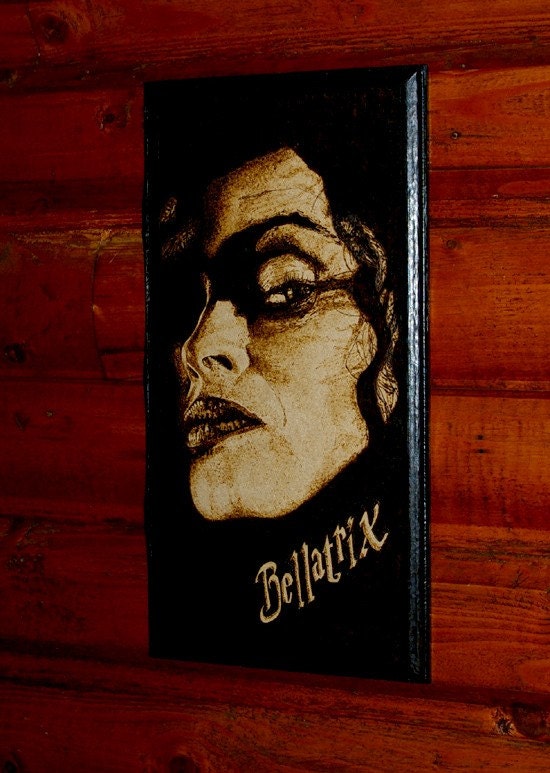 Harry Potter art - Bellatrix Lestrange wall decoration