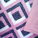 Pink N Flowers Baby Quilt