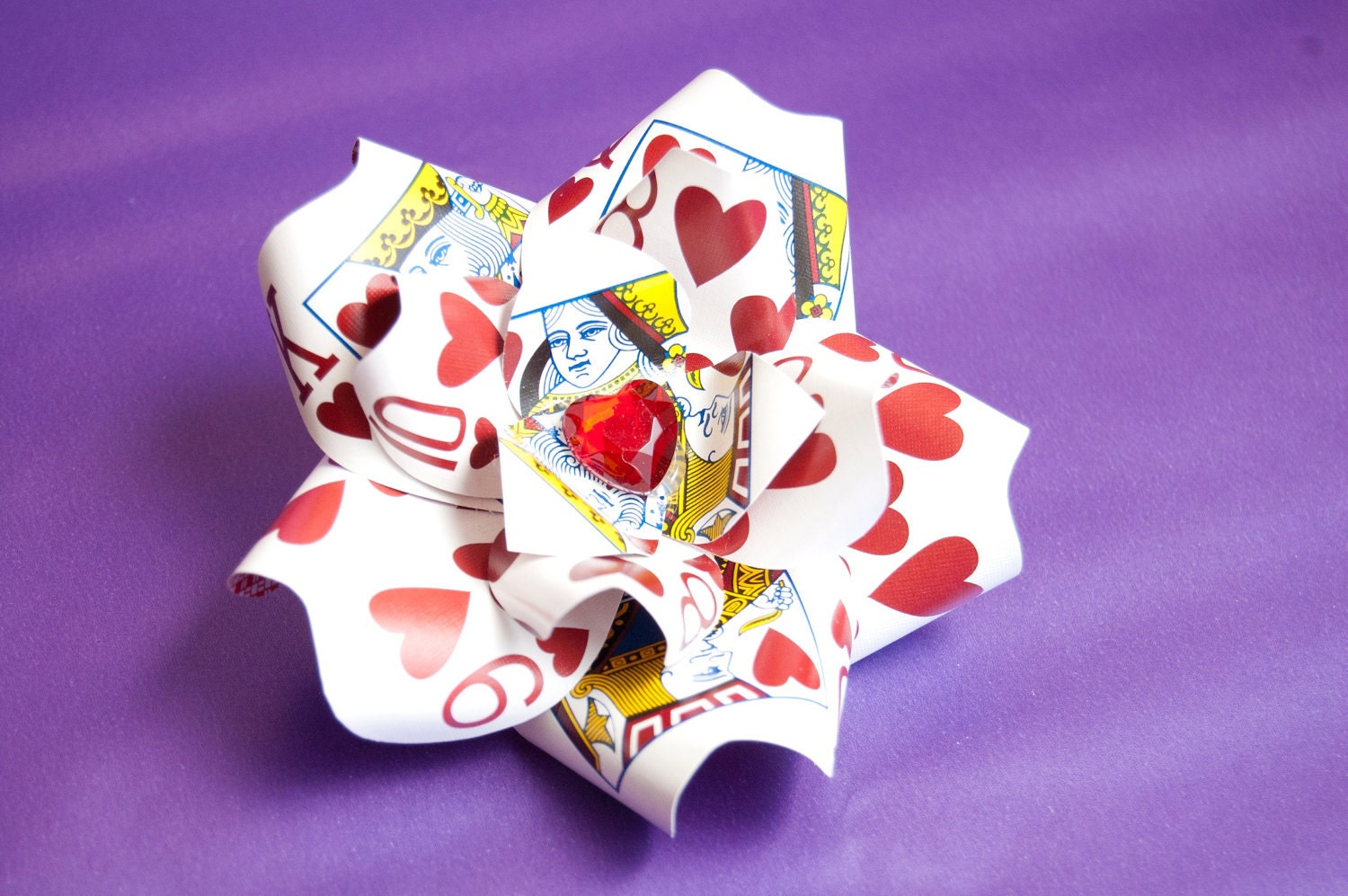 Queen of Hearts Hair Clip Fascinator