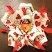 Hearts Playing Card Rhinestone and Feathers Hair Flower Fascinator