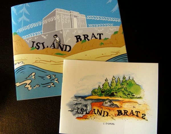 BUNDLE Island Brat 1 and 2 McNeil Island mini comics