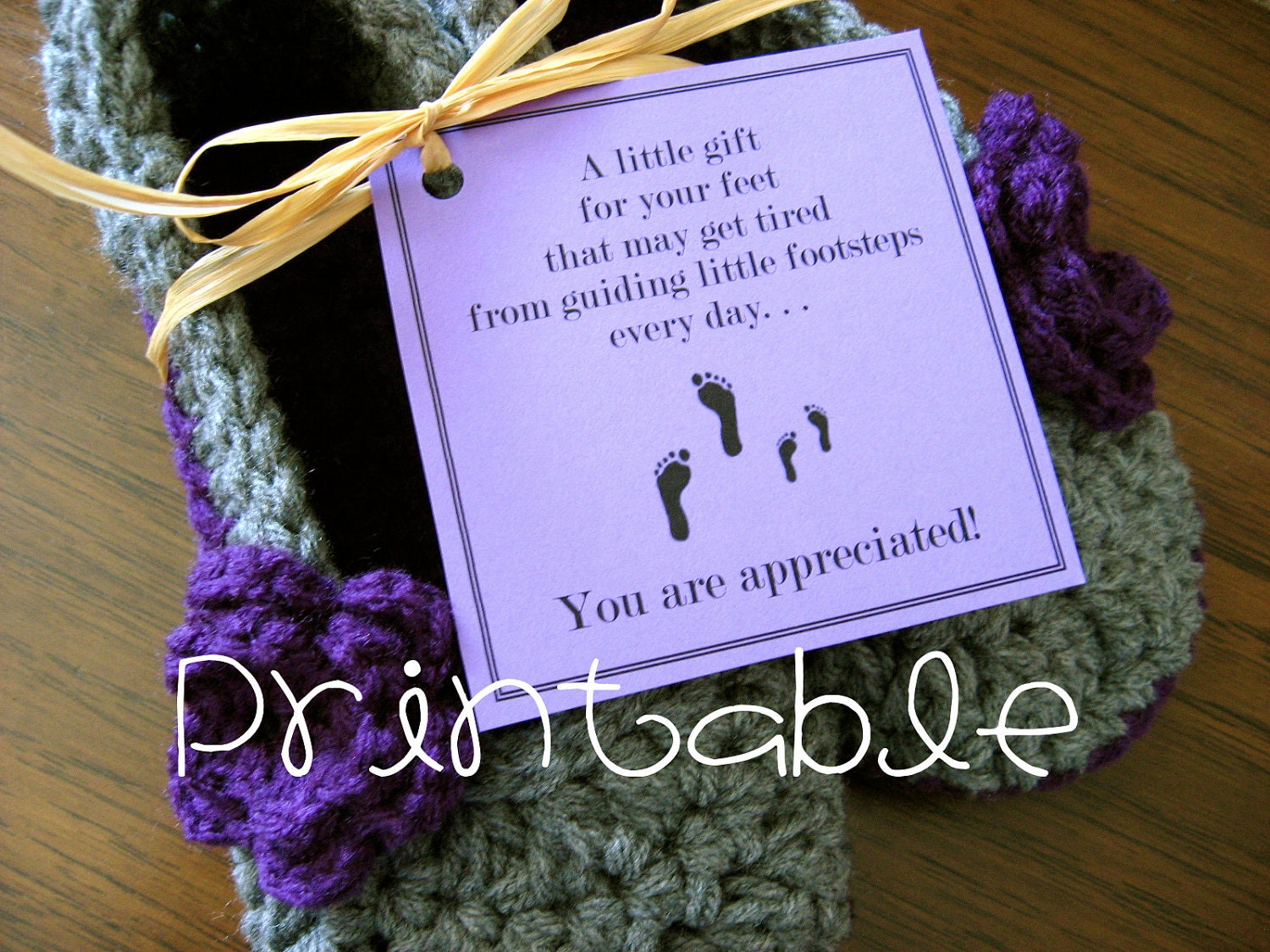 Printable- PDF- Footsteps- Teacher Appreciation Idea