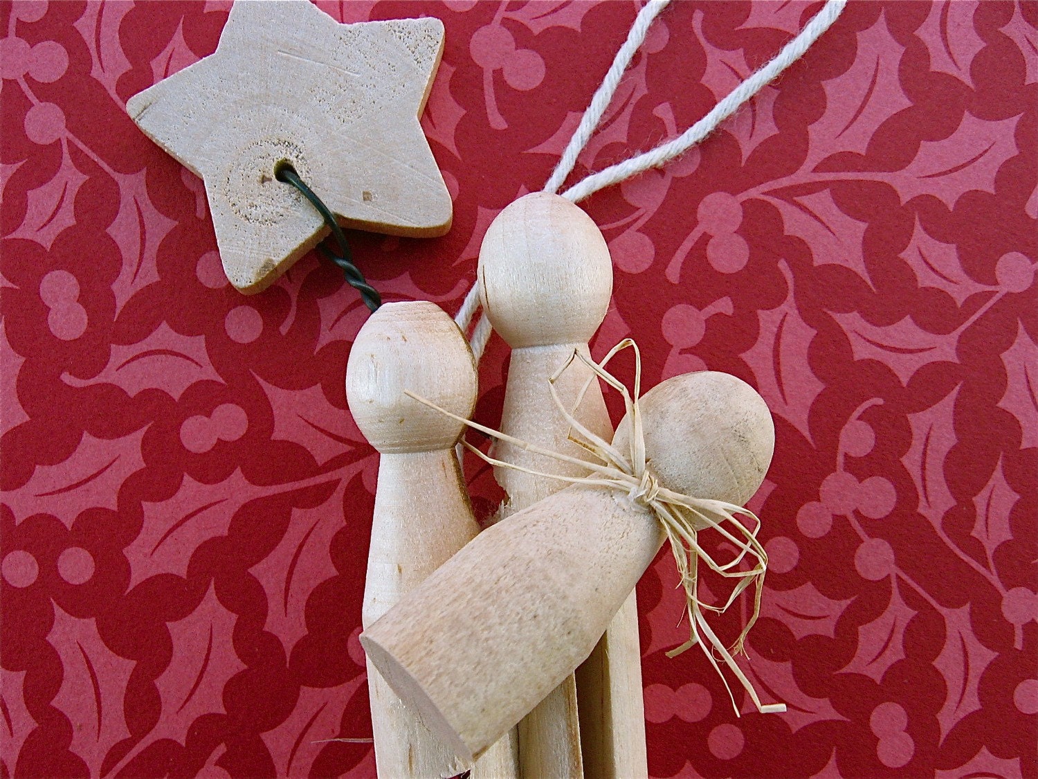 Clothespin Nativity Ornament