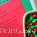 Printable- PDF- Christmas M&M Game- Party Game Idea