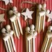 Set of 3- Clothespin Nativity Ornaments