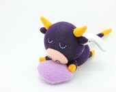 Sleeping moo moo angel, Sock Plush, Child Friendly