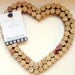 Heart Wine Cork Wall Decor and Bulletin Board
