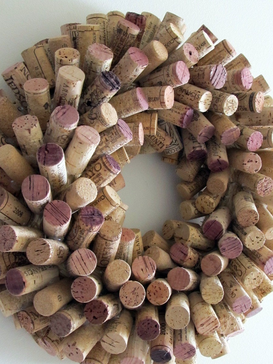Unique Wine Cork Wreath