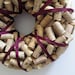 Plummy Wine Cork Wreath