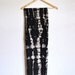 Pattern Scarf - Black Fractal Stone Cotton Jersey