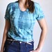 The Fractal Stone Series - Turquoise Stone Hand Dyed T-Shirt - On Sale