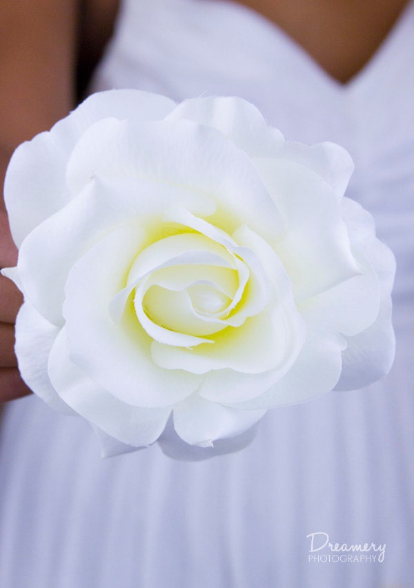 Elegant Grand Gardenia Hair Clip