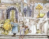 MAURICE SENDAK Poster Print  'Return to Oz', Dorothy, Tin Man, Charming, Whimsical, Perfect for Framing, Beautifully Illustrated