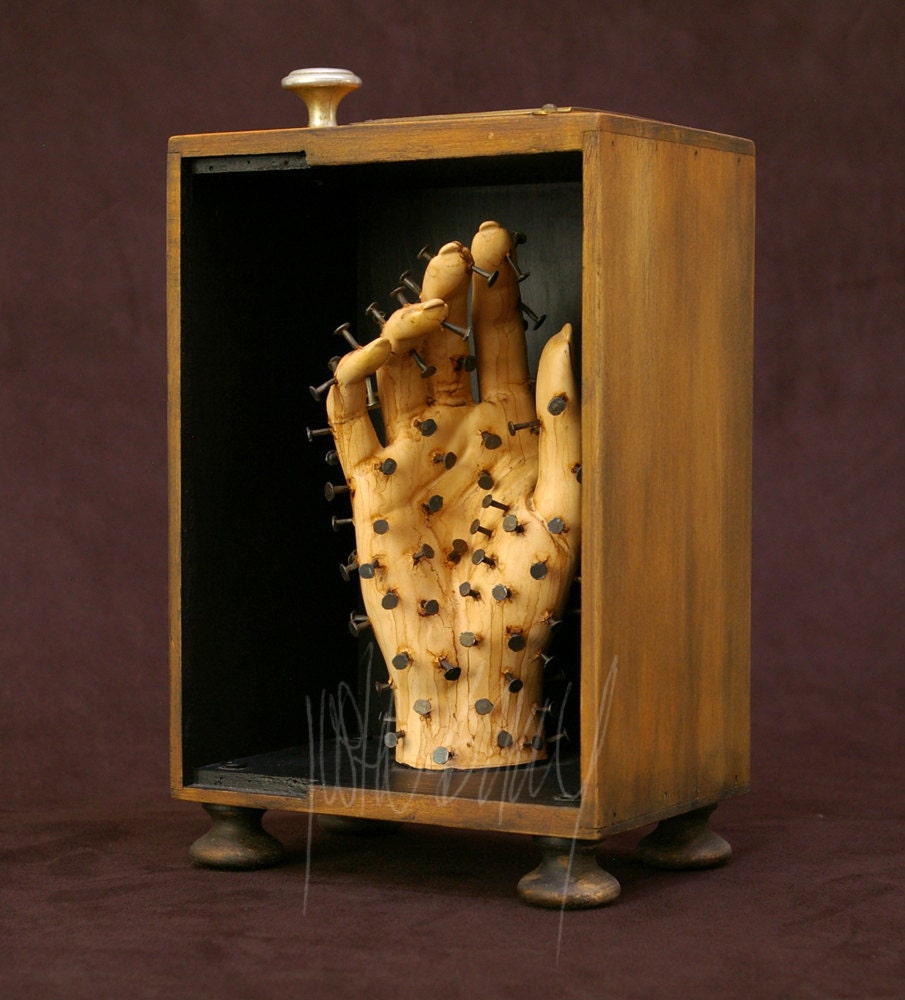 Original assemblage 'Bloodletting' Manikin hand