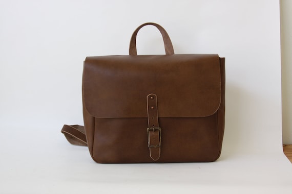 Leather vintage-inspired mailman messenger bag CLEARANCE SALE