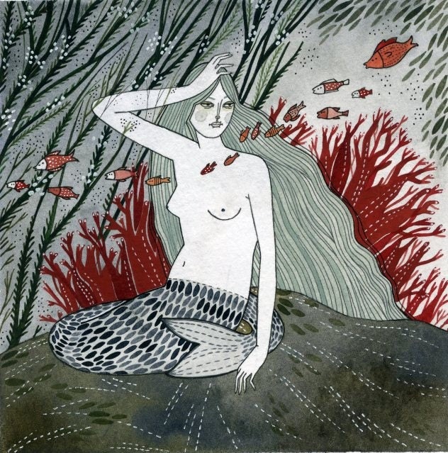 mermaid (print)