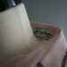 vintage 70s Pink Chains Jersey Masters of London 2 piece pleated skirt set MEDIUM