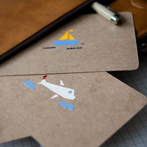 bon voyage postcards (mix set)