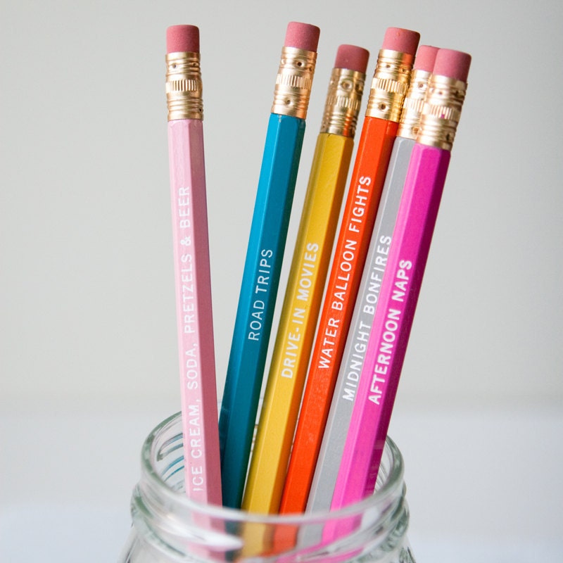 days of summer / pencil set by one fine dae