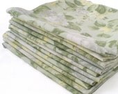 Everyday Cloth Table Napkins in Spring  Colors, set of 12