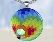 Up Up and Away - Glass Tile Pendant (HABF4C)
