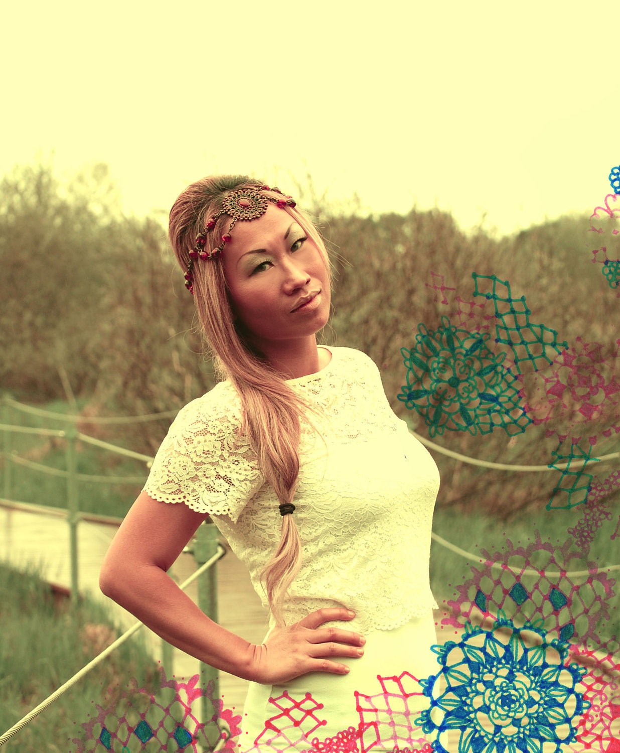 Third Eye Princess crown Headband
