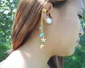 Star Dust collection: 3 little stars ear cuff