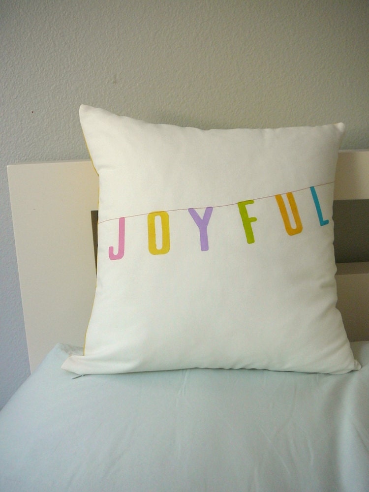 Joyful - Pillow Cover