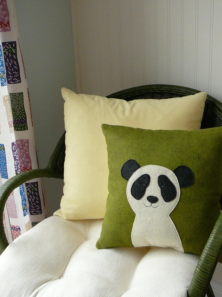 Hello Panda - Olive Green