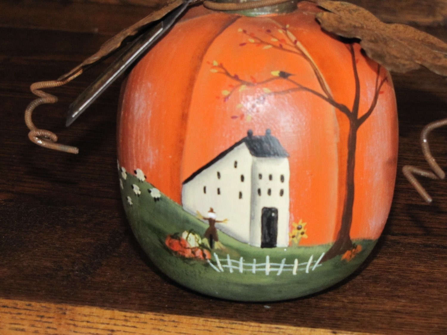 Primitive Pumpkin Fall Decor