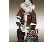 PATTERN Santa Baby Art Collectible Rag Doll